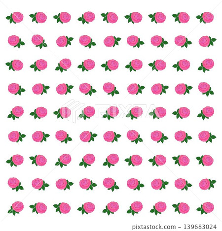 Pink rose wallpaper illustration Pink rose wallpaper illustration 139683024