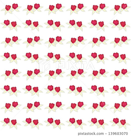 Red rose wallpaper illustration Red rose wallpaper illustration 139683070