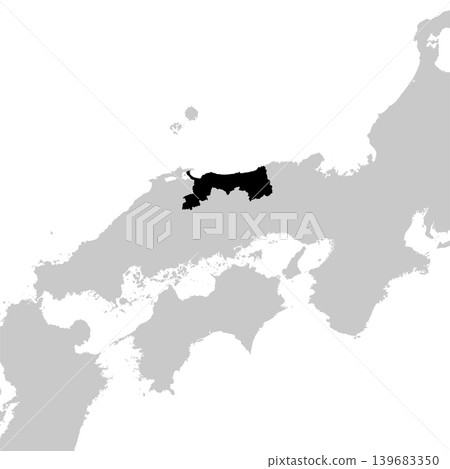 日本鳥取縣地圖向量插圖素材 日本鳥取縣地圖向量插圖素材 139683350