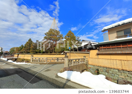 [Ishikawa Prefecture] Nagamachi Samurai Residence Ruins covered with straw mats (a winter tradition in Kanazawa) 139683744