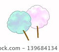 Colorful cotton candy illustration 139684134