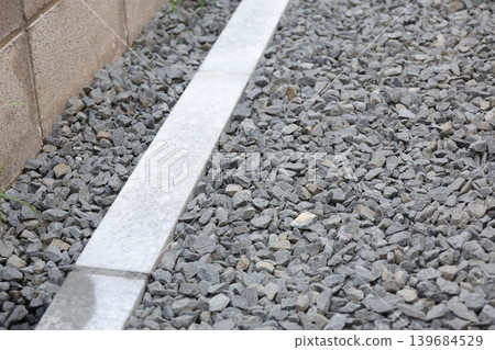 Gravel, stone, building, concrete, detached house, hard material, ground, perimeter, single-family home Gravel, stone, building, concrete, detached house, hard material, ground, perimeter, single-family home 139684529