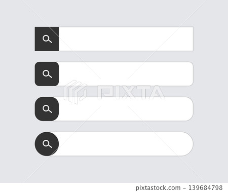 set of searching bar page for internet browser set of searching bar page for internet browser 139684798