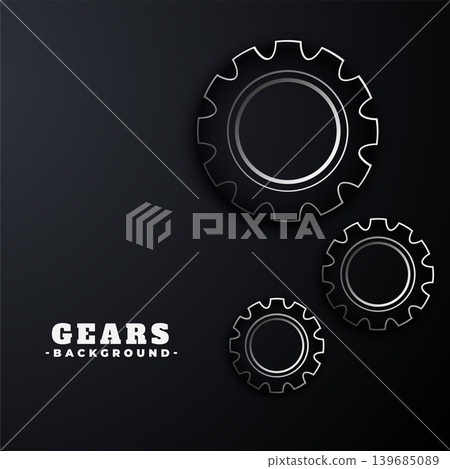 dark black rack and pinion wheel background a industry tool dark black rack and pinion wheel background a industry tool 139685089