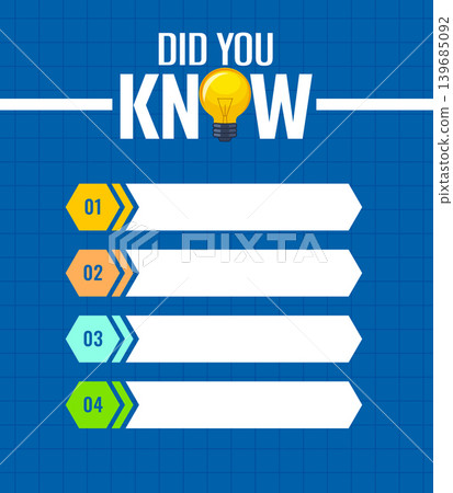 did you know idea or tips options template with text space did you know idea or tips options template with text space 139685092