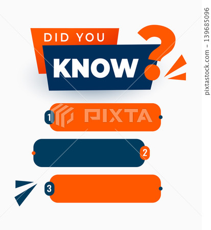 did your know multiple facts options layout design did your know multiple facts options layout design 139685096