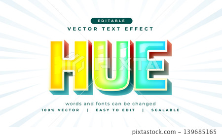 glowing colorful hue 3d text effect glowing colorful hue 3d text effect 139685165