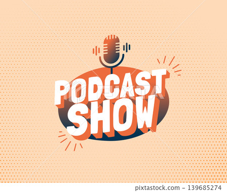 podcast or webcast show talk poster for social media podcast or webcast show talk poster for social media 139685274