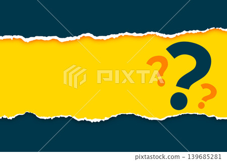 question mark faq sign background in paper torn style question mark faq sign background in paper torn style 139685281