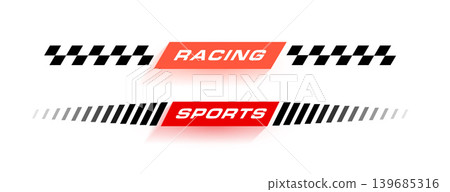 set of sporty lower third racing header banner set of sporty lower third racing header banner 139685316