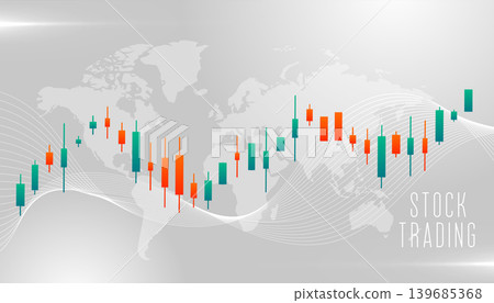 stock market financial trading chart global background 139685368