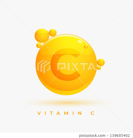 vitamin c antioxidant serum capsule white background vitamin c antioxidant serum capsule white background 139685402