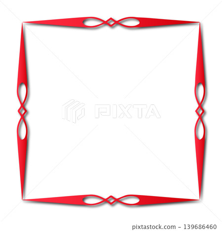 Vintage Ornamental Frame Elegant Border on a white background, JPG, 300 dpi Vintage Ornamental Frame Elegant Border on a white background, JPG, 300 dpi 139686460