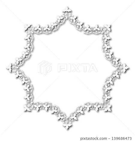 Vintage Ornamental Frame Elegant Border on a white background, JPG, 300 dpi Vintage Ornamental Frame Elegant Border on a white background, JPG, 300 dpi 139686473