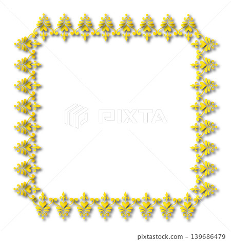 Vintage Ornamental Frame Elegant Border on a white background, JPG, 300 dpi Vintage Ornamental Frame Elegant Border on a white background, JPG, 300 dpi 139686479