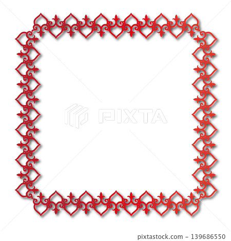 Vintage Ornamental Frame Elegant Border on a white background, JPG, 300 dpi Vintage Ornamental Frame Elegant Border on a white background, JPG, 300 dpi 139686550