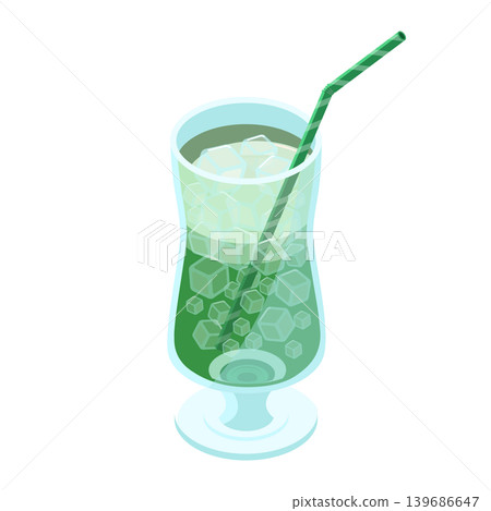 一杯加了大量冰塊的冰綠茶。 一杯加了大量冰塊的冰綠茶。 139686647