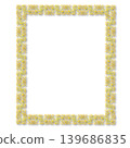 Vintage Ornamental Frame Elegant  Border on a white background, JPG, 300 dpi 139686835