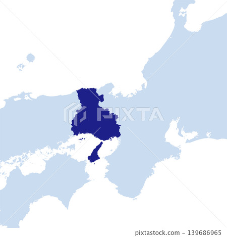 Vector illustration map material for Japan: Hyogo Prefecture map 139686965