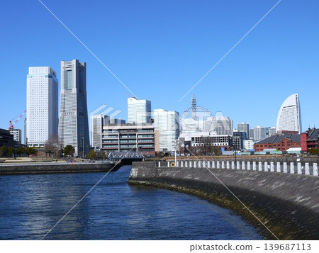 Minato Mirai as seen from Zou-no-hana Park Minato Mirai as seen from Zou-no-hana Park 139687113