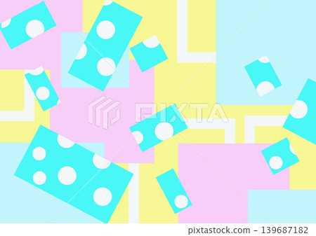 Pop background material in pastel colors 139687182