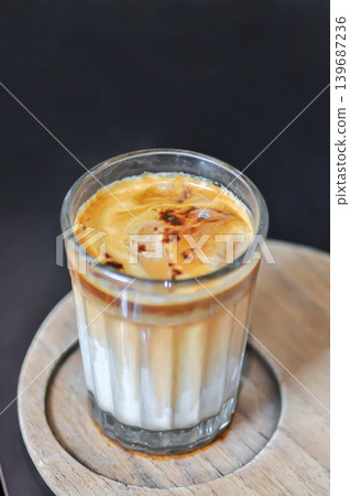 coffee ,dirty coffee or Japanese coffee or dobble shot coffee coffee ,dirty coffee or Japanese coffee or dobble shot coffee 139687236