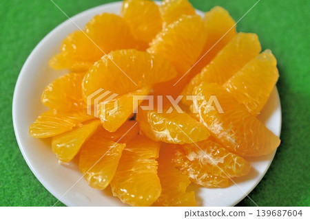 Close-up of hassaku orange Close-up of hassaku orange 139687604