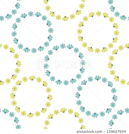 Scandinavian floral seamless pattern Scandinavian floral seamless pattern 139687694
