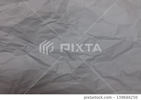 Crumpled White Paper Texture Background With Wrinkled Creases and Blank Surface for Design Crumpled White Paper Texture Background With Wrinkled Creases and Blank Surface for Design 139688250