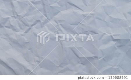 Crumpled Paper Texture Background With Wrinkled Studio Paper Surface Crumpled Paper Texture Background With Wrinkled Studio Paper Surface 139688391