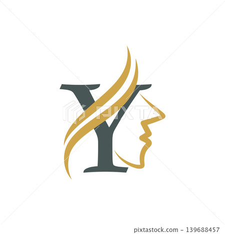 Women face with Y initial letter Women face with Y initial letter 139688457