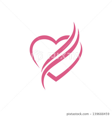 Love logo vector illustration Love logo vector illustration 139688459
