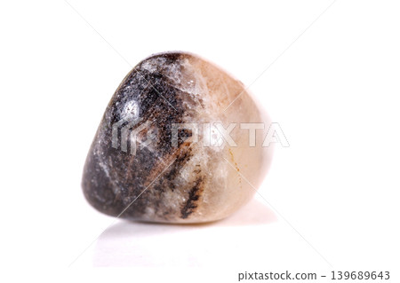 Macro mineral stone jasper on a white background Macro mineral stone jasper on a white background 139689643