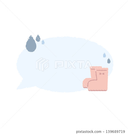 Rain boots (speech bubble) Rain boots (speech bubble) 139689719
