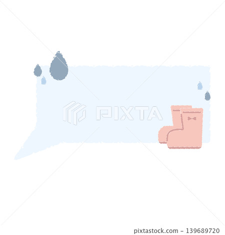 Rain boots (speech bubble) Rain boots (speech bubble) 139689720