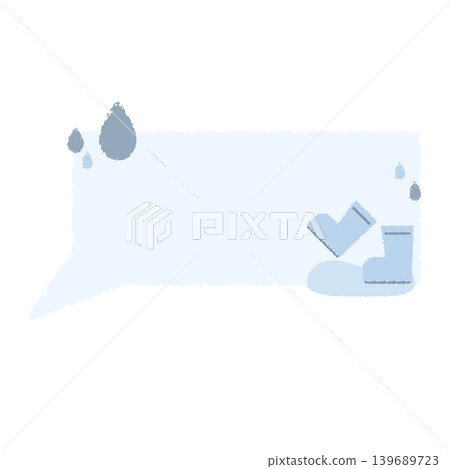 Rain boots (speech bubble) Rain boots (speech bubble) 139689723