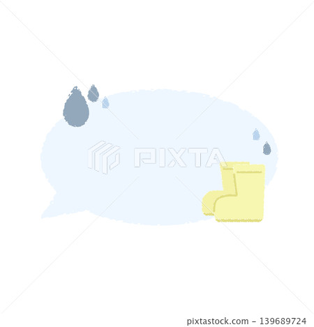 Rain boots (speech bubble) Rain boots (speech bubble) 139689724