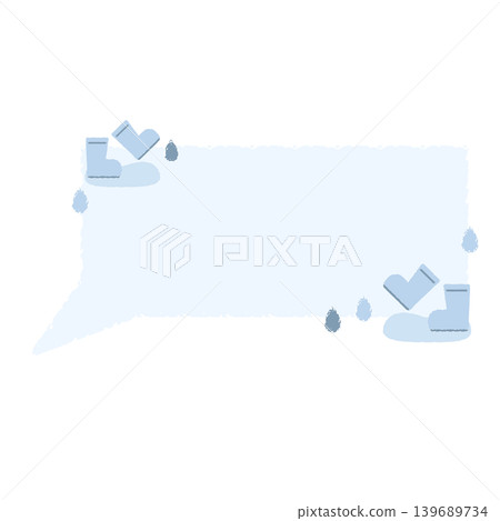 Rain boots (speech bubble) Rain boots (speech bubble) 139689734