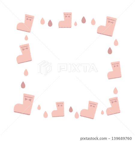 Rain boots frame Rain boots frame 139689760