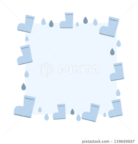 Rain boots frame Rain boots frame 139689887