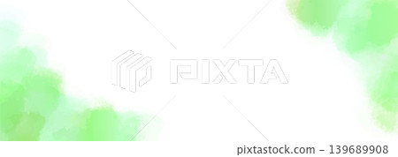 Watercolor texture banner background material - Green - Horizontal Watercolor texture banner background material - Green - Horizontal 139689908