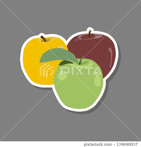 Sweet juicy tasty natural eco product apple 139690037