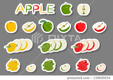 Sweet juicy tasty natural eco product apple Sweet juicy tasty natural eco product apple 139690058