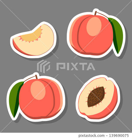 Sweet juicy tasty natural eco product peach Sweet juicy tasty natural eco product peach 139690075
