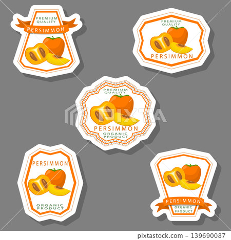 Sweet juicy tasty natural eco product persimmon Sweet juicy tasty natural eco product persimmon 139690087