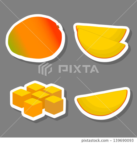 Sweet juicy tasty natural eco product mango 139690093