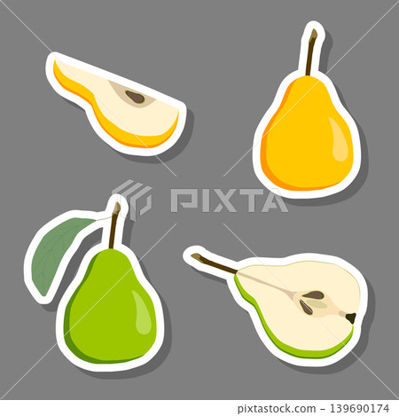 Sweet juicy tasty natural eco product pear Sweet juicy tasty natural eco product pear 139690174