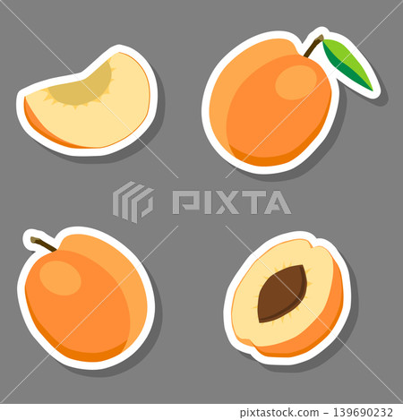 Sweet juicy tasty natural eco product apricot Sweet juicy tasty natural eco product apricot 139690232