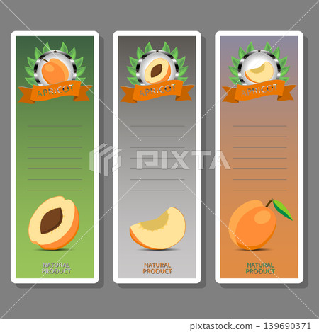 Sweet juicy tasty natural eco product apricot 139690371
