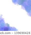 Watercolor texture banner background material, blue, square. Watercolor texture banner background material, blue, square. 139690428